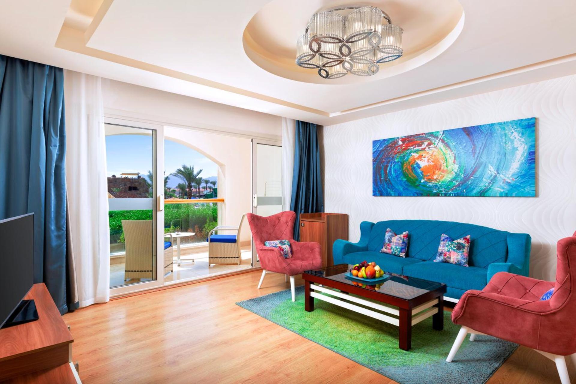 מלון Pickalbatros Aqua Park Sharm El Sheikh מראה חיצוני תמונה Suite at the Hilton Sharm El Sheikh