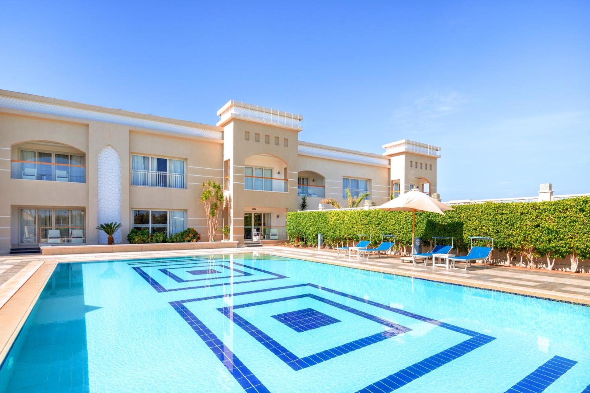 מלון Pickalbatros Aqua Park Sharm El Sheikh מראה חיצוני תמונה The swimming pool at the hotel